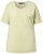 Ulla Popken Cold Dye Ruffle Edge Pocket Tee Pistachio - Тениски - 