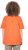 Ulla Popken Cold Dye Ruffle Edge Pocket Tee Coral Pink - Тениски - 