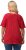 Ulla Popken Cold Dye Ruffle Edge Pocket Tee Salsa - Тениски - 
