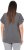 Ulla Popken Wing Sleeve V-Neck Tee Graphite Grey - Тениски - 