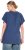 Ulla Popken Wing Sleeve V-Neck Tee Navy - Тениски - 