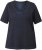 Ulla Popken Lace Trim Short Sleeve Tee Navy Blue - Тениски - 
