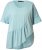 Ulla Popken Asymmetric Flounce Panel Short Sleeve Tee Light Moss Green - Тениски - 