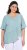 Ulla Popken Asymmetric Flounce Panel Short Sleeve Tee Light Moss Green - Тениски - 