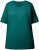 Ulla Popken Basic Round Neck Short Sleeve Relaxed Fit T-Shirt Teal Green - Тениски - 