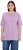 Ulla Popken Basic Round Neck Short Sleeve Relaxed Fit T-Shirt Lavender Pink - Тениски - 