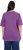 Ulla Popken Basic Round Neck Short Sleeve Relaxed Fit T-Shirt Purple - Тениски - 