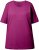 Ulla Popken Basic Round Neck Short Sleeve Relaxed Fit T-Shirt Berry Purple - Тениски - 