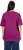 Ulla Popken Basic Round Neck Short Sleeve Relaxed Fit T-Shirt Berry Purple - Тениски - 