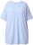 Ulla Popken Basic Round Neck Short Sleeve T-Shirt Light Blue - Тениски - 