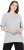 Ulla Popken Eco Cotton Basic T-Shirt 2-Pack Grey/Pink - Тениски - 