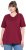 Ulla Popken Eco Cotton Basic T-Shirt 2-Pack Red/Navy - Тениски - 