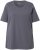 Ulla Popken Essential Round Neck Stretch Tee Graphite Grey - Тениски - 
