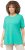 Ulla Popken Essential Round Neck Stretch Tee Turquoise - Тениски - 