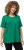 Ulla Popken Essential Round Neck Stretch Tee Emerald Green - Тениски - 