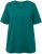 Ulla Popken Essential Round Neck Stretch Tee Dark Emerald - Тениски - 