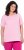 Ulla Popken Essential Round Neck Stretch Tee Pink - Тениски - 