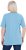 Ulla Popken Essential Round Neck Stretch Tee Light Teal - Тениски - 