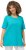 Ulla Popken Essential Round Neck Stretch Tee Deep Aqua - Тениски - 