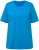 Ulla Popken Essential Round Neck Stretch Tee Sapphire Blue - Тениски - 