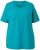 Ulla Popken Essential Round Neck Stretch Tee Teal - Тениски - 