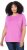 Ulla Popken Essential Round Neck Stretch Tee Cool Pink - Тениски - 