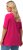 Ulla Popken Essential Round Neck Stretch Tee Fuchsia Pink - Тениски - 
