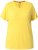 Ulla Popken Functional Antibacterial Finish V-Neck Short Sleeve Knit Top Sun Yellow - Тениски - 