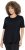 Ulla Popken Scoop Neck Short Sleeve Tee Black - Тениски - 