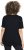 Ulla Popken Scoop Neck Short Sleeve Tee Black - Тениски - 