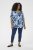 Kaffe Curve Aliana Tunic Blue Flower Animal - Туники - 