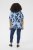 Kaffe Curve Aliana Tunic Blue Flower Animal - Туники - 
