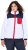 Ulla Popken Color Block Teddy Fleece Jacket Snow White - Суичъри & cуичъри с качулка - 