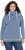 Ulla Popken Striped Turtleneck Neon Detail Sweatshirt Indigo Denim - Суичъри & cуичъри с качулка - 