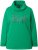 Ulla Popken HELLO Classic Fit Stand-Up Collar Sweatshirt Emerald Green - Суичъри & cуичъри с качулка - 