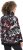 Ulla Popken Ribbon Print Turtleneck Sweatshirt Black - Суичъри & cуичъри с качулка - 