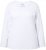 Ulla Popken Basic Round Neck Long Sleeve Slim Fit Cotton Tee Snow White - Поли - 