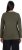 Ulla Popken Basic Round Neck Long Sleeve Slim Fit Cotton Tee Olive - Тениски - 