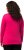Ulla Popken Basic Round Neck Long Sleeve Slim Fit Cotton Tee Magenta Pink - Тениски - 