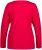 Ulla Popken Basic Round Neck Long Sleeve Slim Fit Cotton Tee Red - Тениски - 