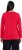 Ulla Popken Basic Round Neck Long Sleeve Slim Fit Cotton Tee Red - Тениски - 