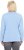 Ulla Popken Basic Round Neck Long Sleeve Slim Fit Cotton Tee Light Blue - Тениски - 