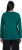 Ulla Popken Basic Round Neck Long Sleeve Slim Fit Cotton Tee Teal Green - Тениски - 
