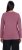 Ulla Popken Basic Round Neck Long Sleeve Slim Fit Cotton Tee Dark Rose - Тениски - 