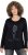 Ulla Popken Holiday Long Sleeve Graphic Tee Black - Печатни тениски за жени - 