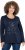 Ulla Popken Holiday Long Sleeve Graphic Tee Navy Blue - Печатни тениски за жени - 