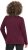 Ulla Popken Holiday Long Sleeve Graphic Tee Plum - Печатни тениски за жени - 