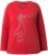 Ulla Popken Holiday Long Sleeve Graphic Tee Salsa Red - Печатни тениски за жени - 