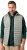 JAY-PI Lightly Quilted Vest with Stomach Fit Grey - Якета - мъжки якета големи размери