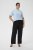 Kaffe Curve Mille Wide Pants Black Deep - Панталони от плат - 